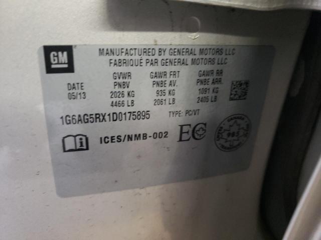 Photo 10 from auction – 2013 CADILLAC ATS with VIN 1G6AG5RX1D0175895