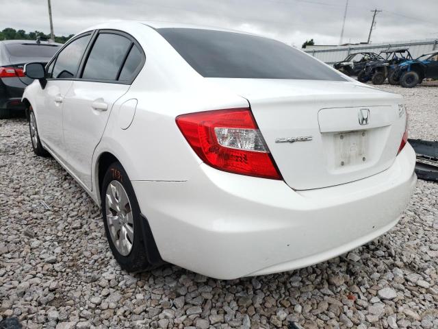 Photo 3 from auction – 2012 HONDA CIVIC LX with VIN 2HGFB2F57CH501410