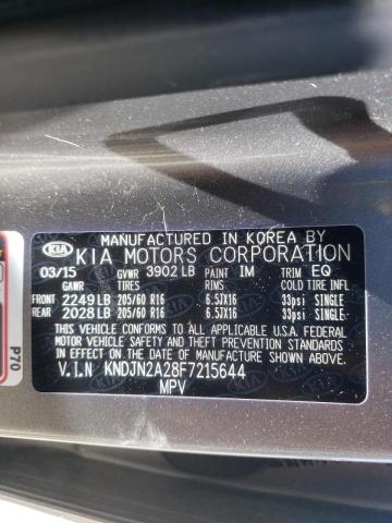 Photo 10 from auction – 2015 KIA SOUL with VIN KNDJN2A28F7215644