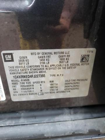 Photo 10 from auction – 2015 GMC ACADIA SLE with VIN 1GKKRNED4FJ227366
