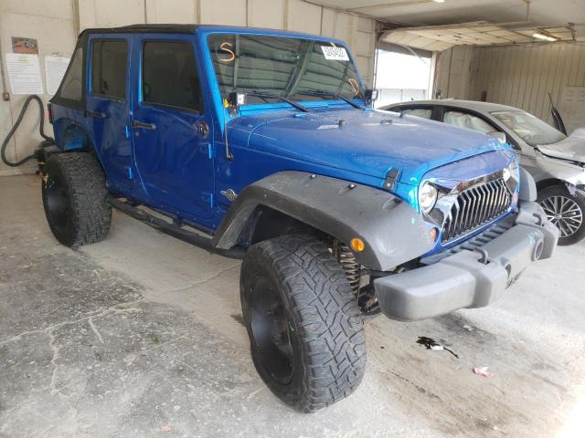 JEEP WRANGLER U 2014 with VIN 1C4BJWDG9EL160660 - Photo from auction