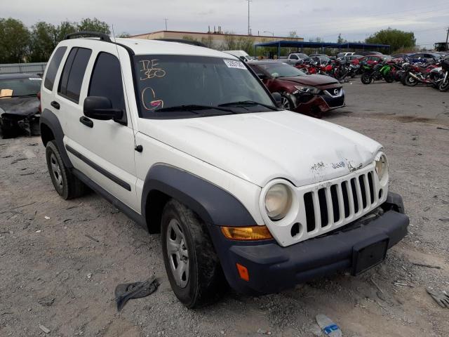 Photo 1 from auction – 2007 JEEP LIBERTY SP with VIN 1J4GL48K77W632448