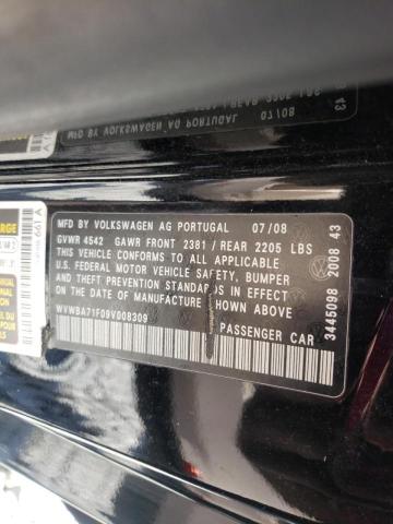 Photo 10 from auction – 2009 VOLKSWAGEN EOS TURBO with VIN WVWBA71F09V008309