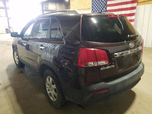 Photo 3 from auction – 2011 KIA SORENTO BA with VIN 5XYKTCA15BG148277