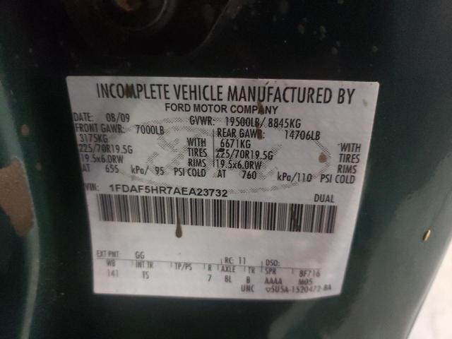 Photo 10 from auction – 2010 FORD F550 SUPER with VIN 1FDAF5HR7AEA23732