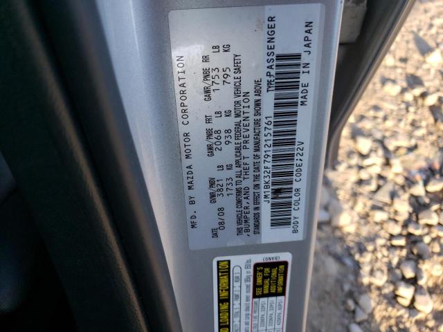 Foto 10 de la subasta – 2009 MAZDA 3 I con VIN JM1BK32F791215761