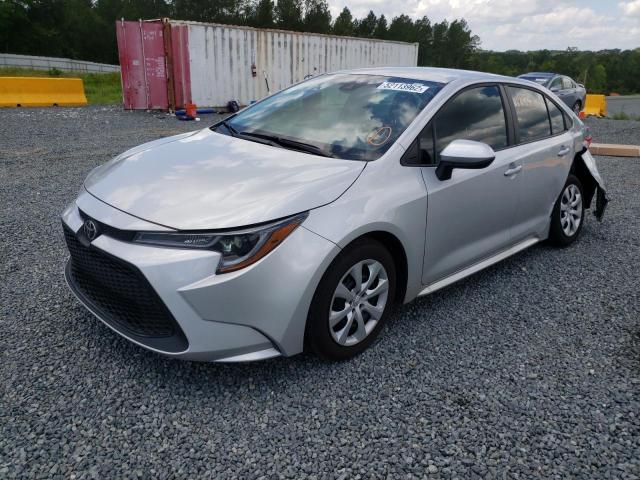 Photo 2 from auction – 2021 TOYOTA COROLLA LE with VIN 5YFEPMAE1MP253276