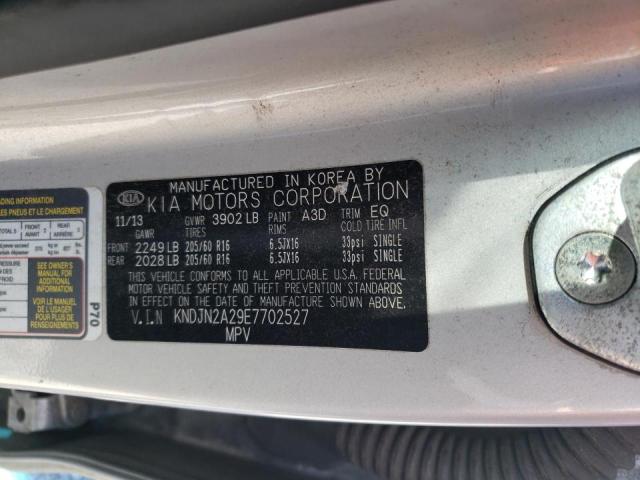 Photo 10 from auction – 2014 KIA SOUL with VIN KNDJN2A29E7702527