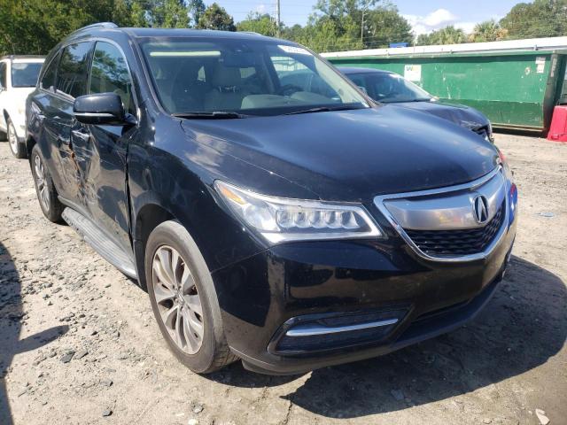 ACURA MDX TECHNO 2014 with VIN 5FRYD3H6XEB019535 - Photo from auction
