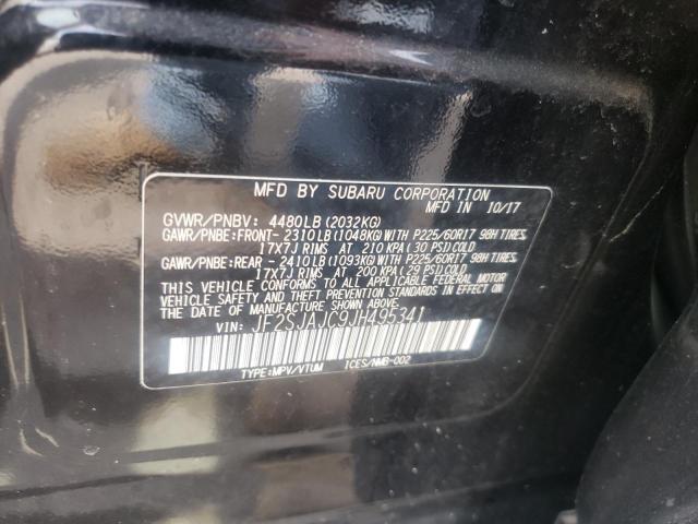Photo 10 from auction – 2018 SUBARU FORESTER 2 with VIN JF2SJAJC9JH495341