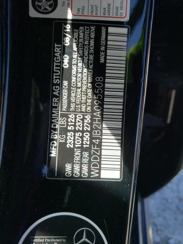 Photo 10 from auction – 2017 MERCEDES-BENZ E 300 with VIN WDDZF4JB2HA095508