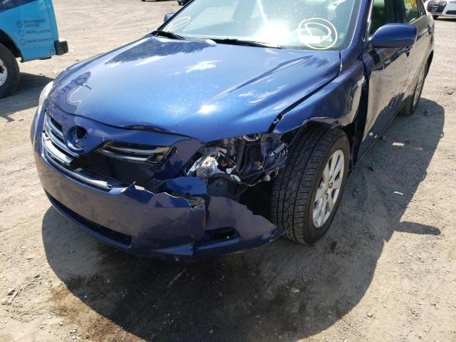 Photo 9 from auction – 2007 TOYOTA CAMRY HYBR with VIN 4T1BB46K37U021491