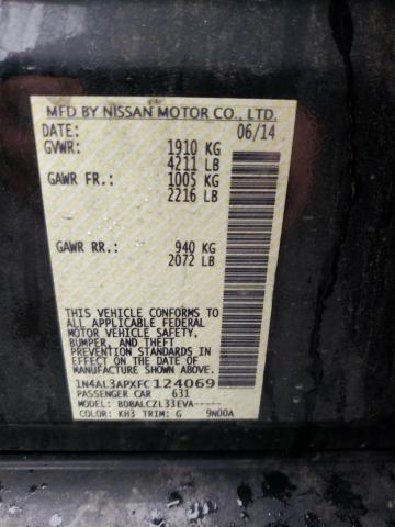Photo 10 from auction – 2015 NISSAN ALTIMA 2.5 with VIN 1N4AL3APXFC124069