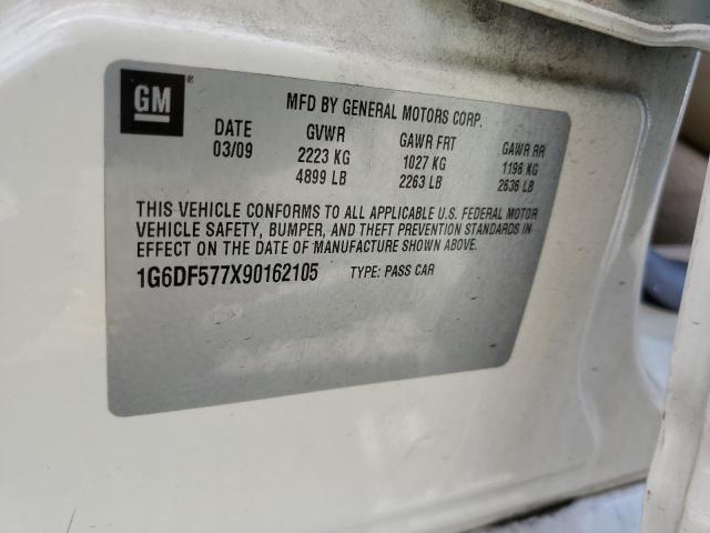 Photo 10 from auction – 2009 CADILLAC CTS with VIN 1G6DF577X90162105