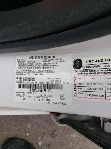 Photo 10 from auction – 2012 FORD FUSION SEL with VIN 3FAHP0JG5CR281135