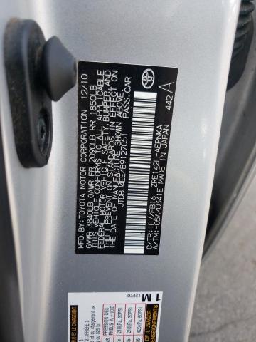 Photo 10 from auction – 2011 TOYOTA COROLLA BA with VIN JTDBU4EE4B9127051