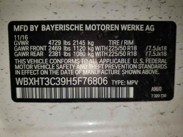 Photo 10 from auction – 2017 BMW X1 XDRIVE2 with VIN WBXHT3C39H5F76806