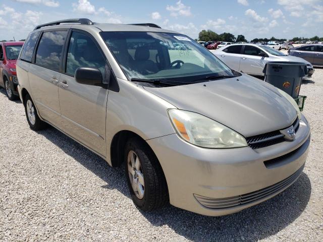 TOYOTA SIENNA CE 2004 with VIN 5TDZA23C24S100514 - Photo from auction