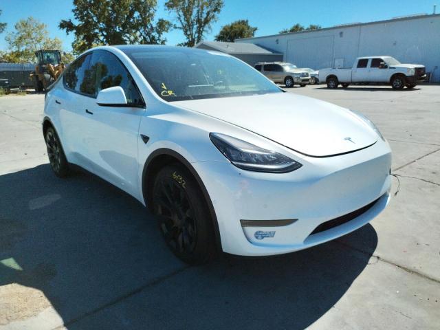 TESLA MODEL Y 2021 with VIN 5YJYGDEE7MF065591 - Photo from auction
