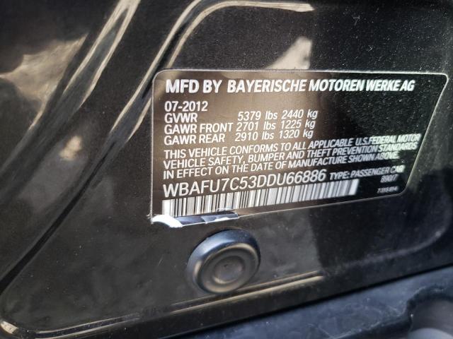 Photo 10 from auction – 2013 BMW 535 XI with VIN WBAFU7C53DDU66886