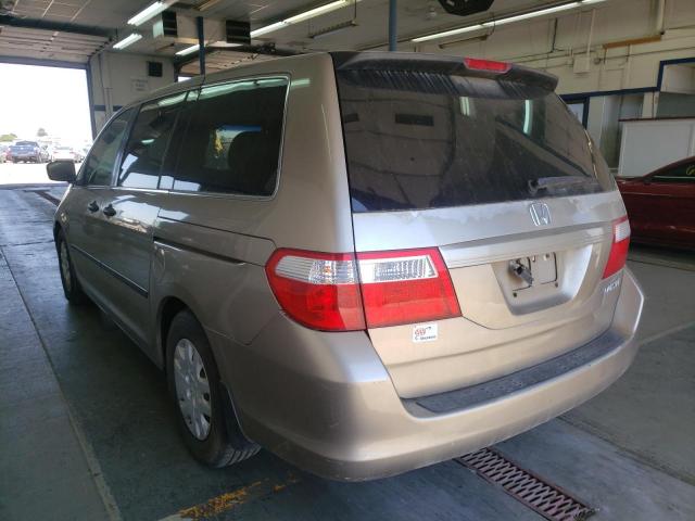 Photo 3 from auction – 2005 HONDA ODYSSEY LX with VIN 5FNRL38275B086258