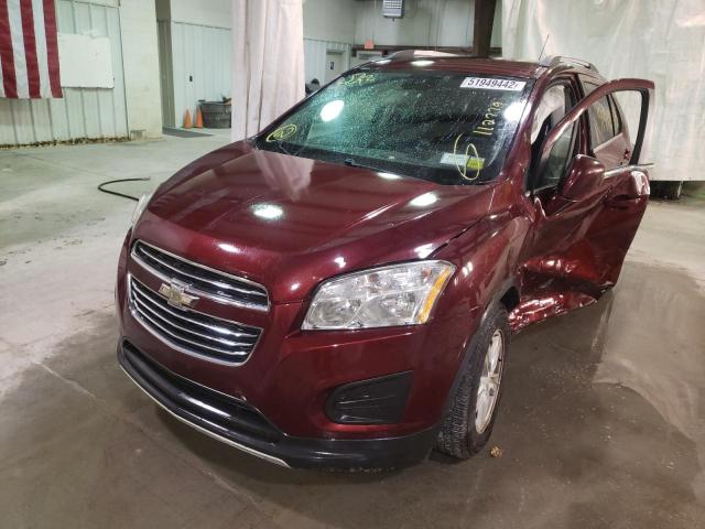 Photo 2 from auction – 2016 CHEVROLET TRAX 1LT with VIN 3GNCJLSB1GL155915