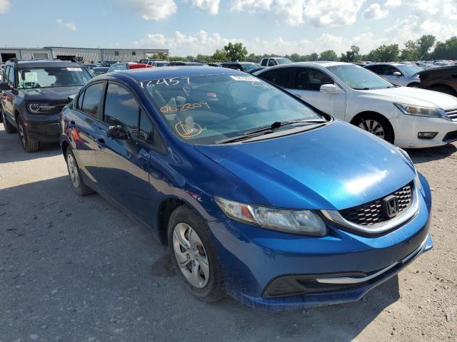 HONDA CIVIC LX 2013 with VIN 19XFB2F54DE062209 - Photo from auction
