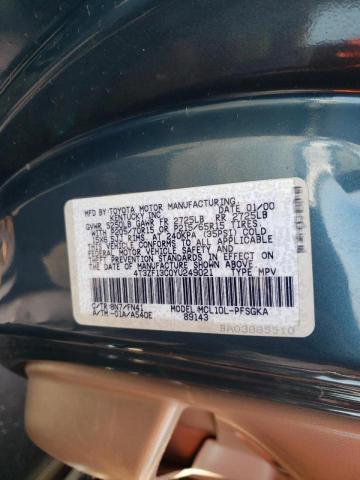 Photo 10 from auction – 2000 TOYOTA SIENNA LE with VIN 4T3ZF13C0YU249021