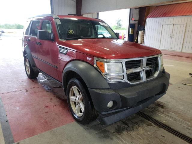 DODGE NITRO SXT 2007 with VIN 1D8GU28K27W709848 - Photo from auction