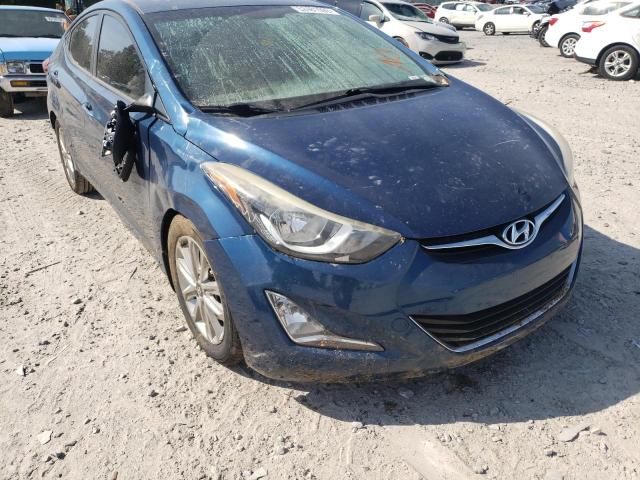 HYUNDAI ELANTRA SE 2016 with VIN KMHDH4AE9GU526038 - Photo from auction