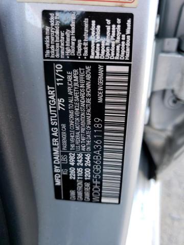 Photo 10 from auction – 2011 MERCEDES-BENZ E 350 with VIN WDDHF5GB6BA361189