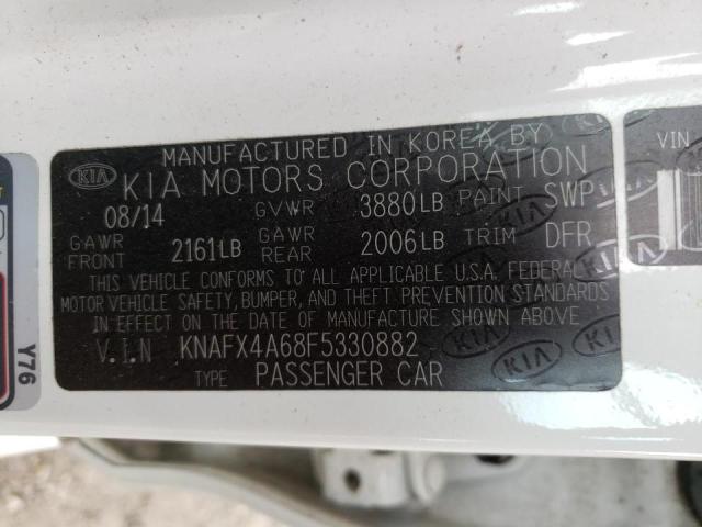 Photo 10 from auction – 2015 KIA FORTE LX with VIN KNAFX4A68F5330882
