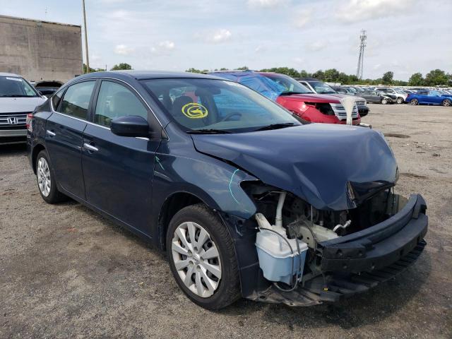 NISSAN SENTRA S 2013 with VIN 3N1AB7AP3DL781384 - Photo from auction