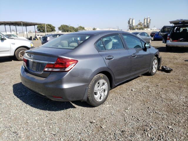 Photo 4 from auction – 2013 HONDA CIVIC LX with VIN 19XFB2F57DE248620