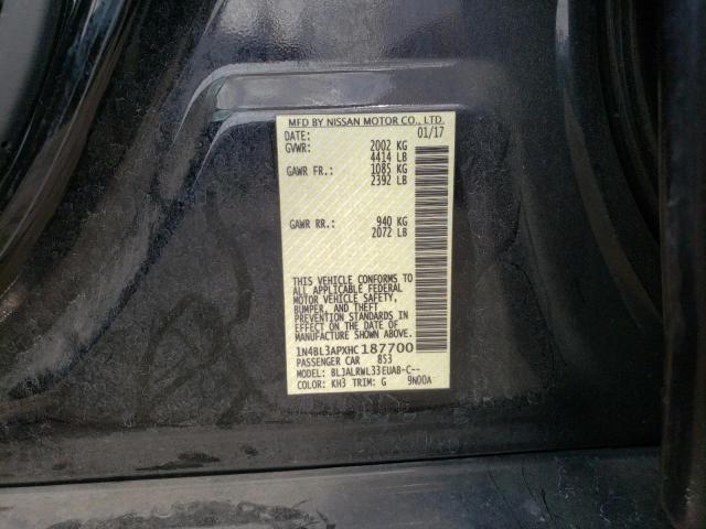Photo 10 from auction – 2017 NISSAN ALTIMA 3.5 with VIN 1N4BL3APXHC187700