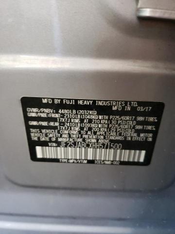 Photo 10 from auction – 2017 SUBARU FORESTER 2 with VIN JF2SJABCXHH571500