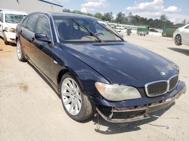 BMW 750 LI 2006 with VIN WBAHN83536DT61828 - Photo from auction
