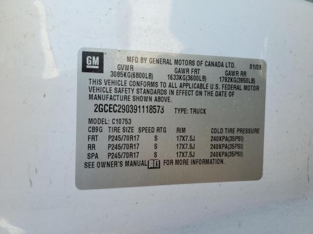 Photo 10 from auction – 2009 CHEVROLET silverado with VIN 2GCEC290391118573