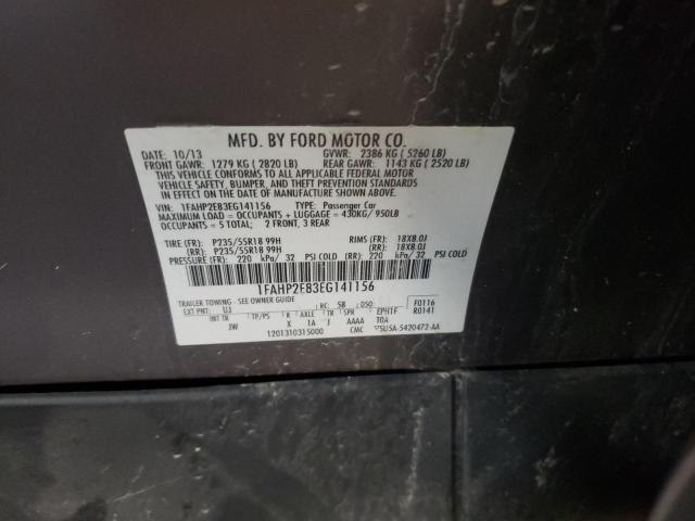 Foto 10 de la subasta – 2014 FORD TAURUS SEL con VIN 1FAHP2E83EG141156