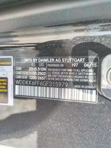 Photo 10 from auction – 2016 MERCEDES-BENZ E 400 with VIN WDDKK6FF6GF315979