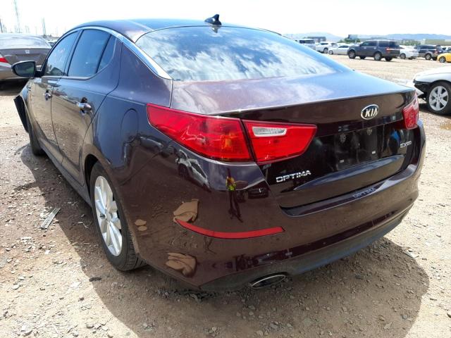 Photo 3 from auction – 2014 KIA OPTIMA EX with VIN 5XXGN4A75EG288199