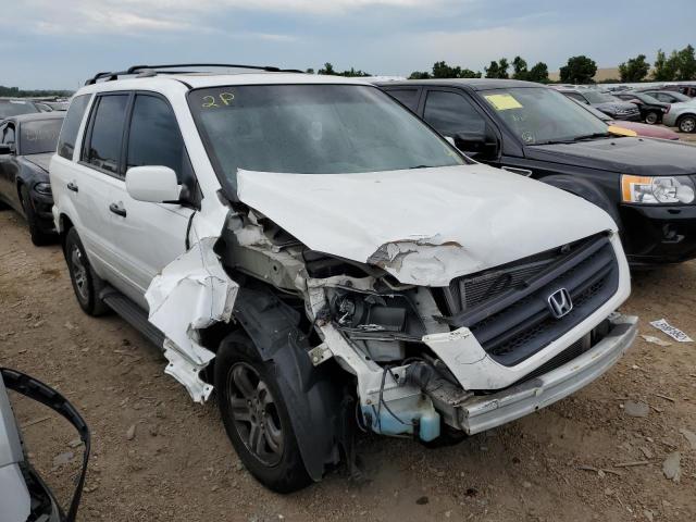 HONDA PILOT EXL 2004 with VIN 2HKYF18524H567746 - Photo from auction