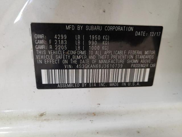 Photo 10 from auction – 2018 SUBARU IMPREZA LI with VIN 4S3GKAN68J3610739