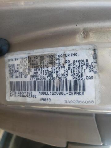 Photo 10 from auction – 1997 TOYOTA CAMRY CE with VIN 4T1BG22K6VU062075