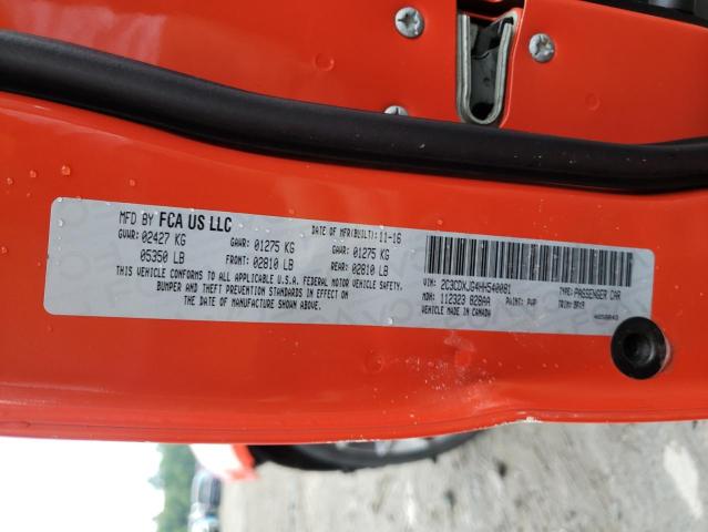 Photo 10 from auction – 2017 DODGE CHARGER SX with VIN 2C3CDXJG4HH540081
