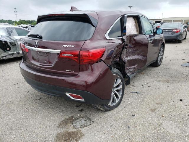 Photo 4 from auction – 2015 ACURA MDX TECHNO with VIN 5FRYD4H49FB027664