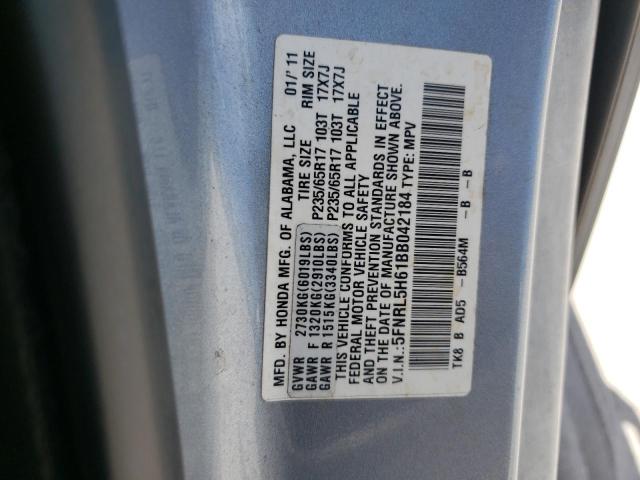 Photo 10 from auction – 2011 HONDA ODYSSEY EX with VIN 5FNRL5H61BB042184