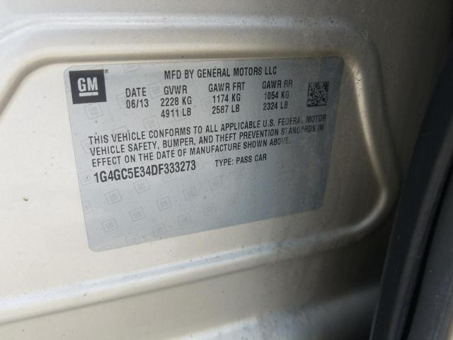 Photo 10 from auction – 2013 BUICK LACROSSE with VIN 1G4GC5E34DF333273