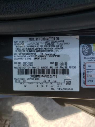 Photo 10 from auction – 2010 MERCURY MILAN PREM with VIN 3MEHM0JA4AR620798