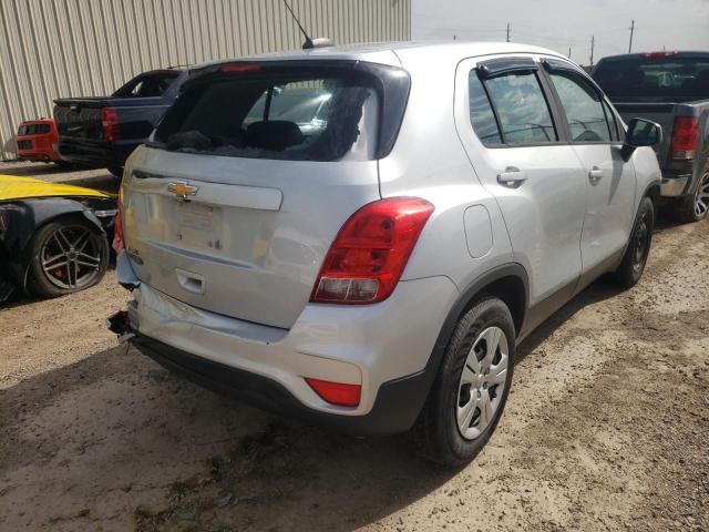 Photo 4 from auction – 2017 CHEVROLET TRAX LS with VIN 3GNCJKSB5HL274661
